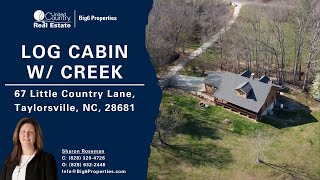 Log Cabin For Sale in NC Foothills [upl. by Fulvia]