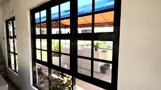 How French type awning windows being installed Details of installation [upl. by Haridan]