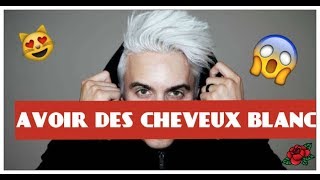 COMMENT AVOIR DES CHEVEUX BLANC   TUTO décoloration [upl. by Grizel238]