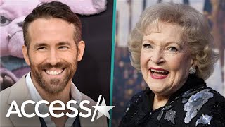 Ryan Reynolds Hilariously Reacts To Betty White Relationship Comment [upl. by Lyrradal]