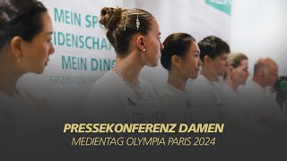 Pressekonferenz DTTBDamen I Medientag Olympia Paris 2024 [upl. by Akemor132]