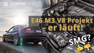 Burkhart Engineering  Die Story  E46 M3 V8 SMG Projekt [upl. by Ahsatak307]