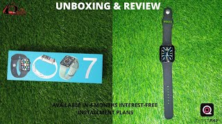 N76 SERIES 7 SMARTWATCH  UNBOXING AND REVIEW  QUICKSHOP [upl. by Eecyak497]