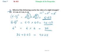 Class 7  Maths  Ex 65  Q4 i [upl. by Saraiya752]