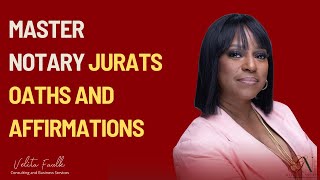 Mastering Michigan Notary Jurat Oaths and Affirmations [upl. by Kung]