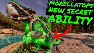 Morellatops NEW SECRET ABILITY Scorched Earth Ark Survival Ascended [upl. by Etoile103]