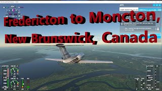 MSFS 2020  New Brunswick Fredericton to Moncton [upl. by Julis]