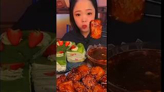 Yammy 🤤🤤😋 shortvideo mukbang food foodie EatwithBoki PEACHEATLAEK foodiemama2210 [upl. by Niloc]