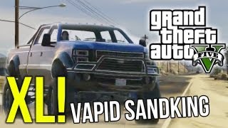 Where to find the Vapid Sandking XL MONSTER TRUCK on GTA V Grand Theft Auto 5 Tutorial [upl. by Dunson]