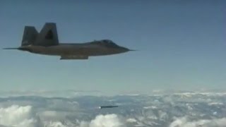 US Air Force F22 Missile Launch [upl. by Betsey]