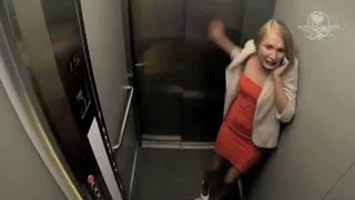 Broma de elevador en Rusia se vuelve viral [upl. by Vareck510]