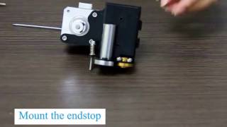 17 Mount the X axis motor end [upl. by Ethbin250]