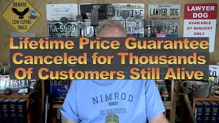 Lifetime Price Guarantee Canceled for Thousands of Customers Still Alive [upl. by Noled]