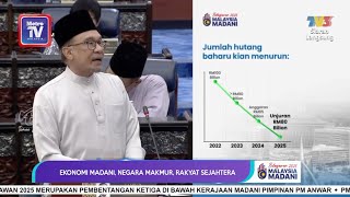 Jumlah hutang baharu kian menurun diunjur cecah RM80 bilion 2025 [upl. by Gotthard]