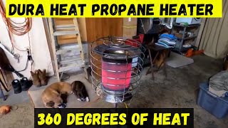 360 Degrees Of Heat  Dura Heat Propane Heater  Demo amp Review [upl. by Delsman]