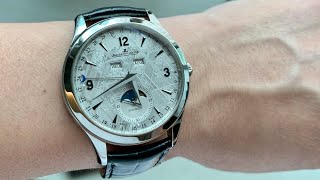 Watch Vlog 19JLC JaegerLeCoultre 積家大師全曆月相 瑞典鐵隕石Muonionalusta Meteorite隕石面 全曆年曆萬年曆 功能分別 [upl. by Viradis]