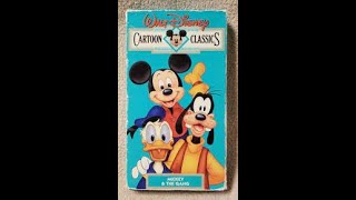 Opening to Walt Disney Cartoon Classics Mickey and The Gang 1989 VHS [upl. by Rheba]