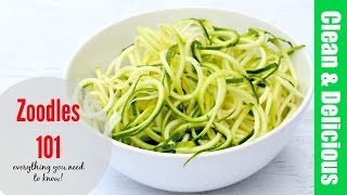 HOW TO COOK ZUCCHINI NOODLES  everything you need to know about zoodles [upl. by Notsehc157]