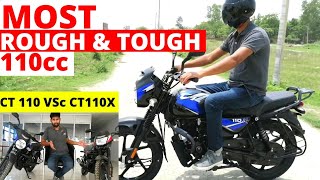 Bajaj CT 110X  Design  Review  Drive Impression  CT110 Vs CT110 X Comparison  Best 110cc bike [upl. by Jonah]