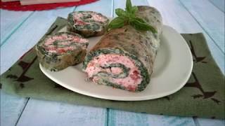 ROTOLO DI SPINACI RICOTTA E POMODORI SECCHI [upl. by Anole865]