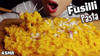 ASMR EATING RED ONION FUSILLI PASTA  ASMR RED ONION FUSILLI PASTA  PASTA MUKBANG  ASMR Eater Girl [upl. by Gosney]