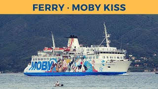 Arrival of ferry MOBY KISS Portoferraio Moby Lines [upl. by Noami]