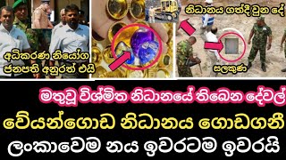 වේයන්ගොඩ නිධානය රජය ගොඩගනී  ලංකාවෙම ණය ඉවරටම ඉවරයි  Anura Kumara Dissanayaka  Sinhala News [upl. by Ardena]