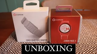 COROS PACE 3 amp HEART RATE MONITOR UNBOXING [upl. by Olsewski]