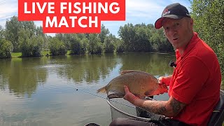 Live Fishing Match Suffolk Water Park Match Lake 2 matchfishinguk [upl. by Hurff]