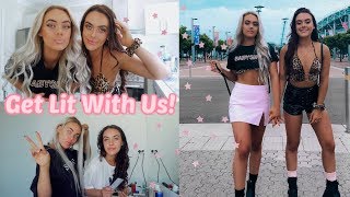 Festival GRWM  Vlog  Mescia Twins [upl. by Sirenay]