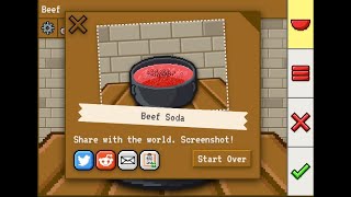 How to make a beef soda in Infinity Chef [upl. by Anada]