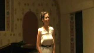 Nadines graduation recital Apparition Debussywmv [upl. by Aili]