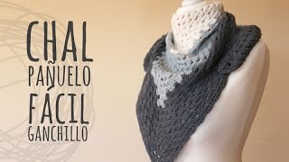 Tutorial Chal Fácil para Principiantes Ganchillo  Crochet [upl. by Lydnek]