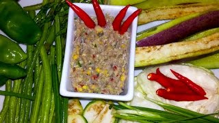 Asian Exotic Food  Cambodian Traditional Prahok Chunchram  Chopped Fermented Fish  Youtube [upl. by Yevol789]