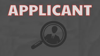 What Does APPLICANT Means  Meanings And Definitions With Example in ENGLISH [upl. by Elleirol581]