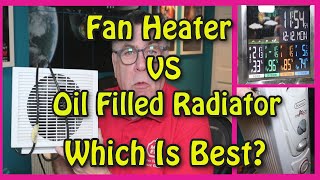 Fan Heater vs Oil Filled RadiatorWhich Is Best [upl. by Bette]