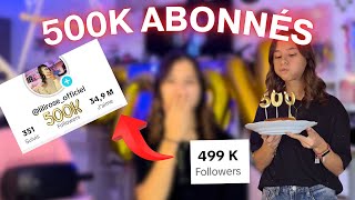 500 k abonnés  🥳🥳🙏 [upl. by Oileve]