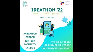 Ideathon 22 by Envision Ecell IIIT Kalyani [upl. by Anawot146]