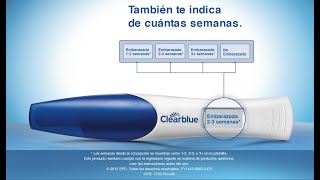 Aprenda a usar la prueba de embarazo Clearblue con indicador de concepción [upl. by Niletak]