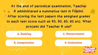 LET REVIEWER Professional Education  Question  1 with explanation [upl. by Penthea]