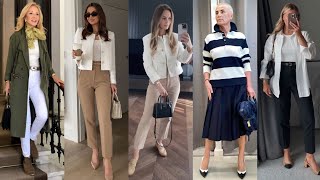 Stylish Work Outfits for Women ✨ What to Wear Over 60 [upl. by Kempe171]