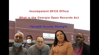 Police Called  Incompetent DFCS Office  Forsyth County Georgia [upl. by Norrv]