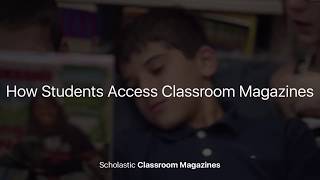 How Students Access Classroom Magazines [upl. by Davina]