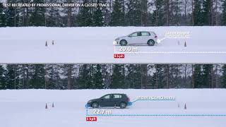 Bridgestone Weather Control A005 SNOW BRAKING [upl. by Alison]