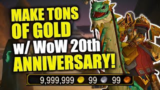 WoW 20th Anniversary Event GOLDMAKING GUIDE  Make TONS OF GOLD WoW War Within Goldfarming  1105 [upl. by Salesin]