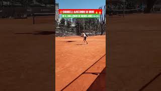 🔥Camilo CARABELLI 🇦🇷 ajustando su DRIVE 🥵 tenis argentina challenger shorts atp tennis atp [upl. by Ljoka235]