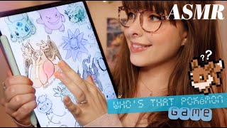 ASMR ✏️ Drawing ☆YOUR☆ Favourite Pokémon 𝔾𝔸𝕄𝔼  Relaxing iPad Sketching amp Writing Sounds [upl. by Nadean]