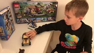 Обзор Lego Jurassic World 76941 погоня за карнотавром [upl. by Enalda]