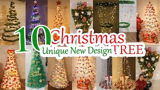 10 Unique New Design DIY Christmas Tree Decoration Ideas 2024 [upl. by Adnuahsar]