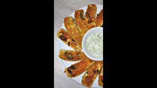 Delicious zucchini in the oven Nelli Vegan World Shorts [upl. by Aridatha222]